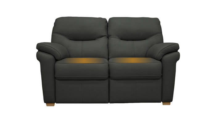 G Plan Seattle Heated Leather 2 Seater Sofa Cambridge Slate